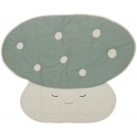 OYOY Prošívaná hrací deka Mushroom Pale Blue modrá – Zboží Mobilmania