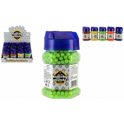 Teddies Kuličky do pistole 1200ks 6mm asst 6 barev v plastové láhvi 12ks v boxu 00312420-XG – Hledejceny.cz