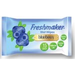 Freshmaker vlhčené ubrousky s ovocnou vůní 15 ks Borůvka – Hledejceny.cz