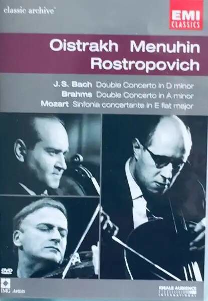 Oistrakh Menuhin Rostropovich DVD