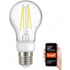Žárovka Immax NEO LITE SMART filamentová žárovka LED E27 7W teplá, studená bílá, stmívatelná, WiFi, TUYA