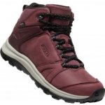Keen Terradora Ii Leather Mid Wp W kombinovaná wine/black – Zboží Dáma