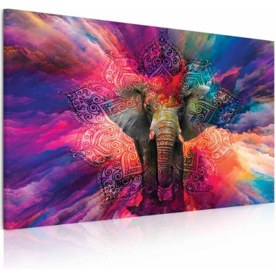 Malvis Obraz slon štěstí 90x60 cm