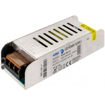 Vnitřní LED zdroj - 36W, 3A, 12V, IP20, SLIM provedení (ADLS-40-12) - Greenlux (GXLD110) – Sleviste.cz