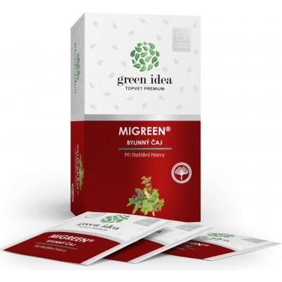 Herbex Čaj bylinný Migreen GREEN IDEA 20 sáčků
