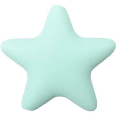 Natana velké silikonové korálky hvězda mátové 47 mm 1 ks – Sleviste.cz