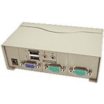 Aten CS-72U KVM přepínač 2-port, USB, audio 2.1, včetně kabelů – Zbozi.Blesk.cz