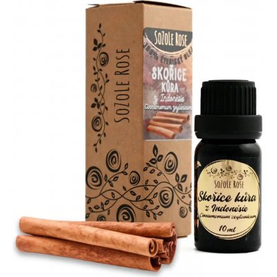 SoZoLe Rose Éterický olej Skořice kůra z Indonésie 10 ml – Hledejceny.cz