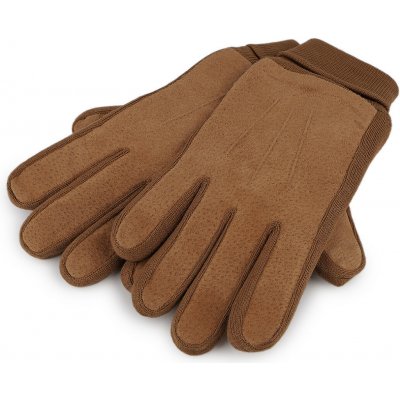 pánské rukavice s nápletem barva 7 béžová velbloudí – Zboží Mobilmania