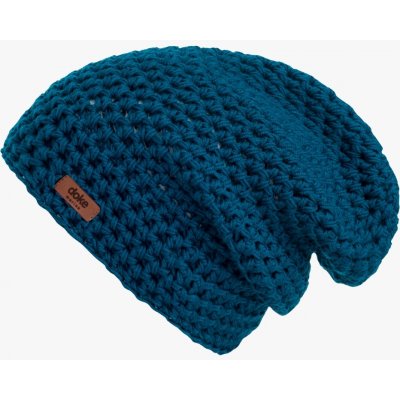 Doke merino háčkovaná čepice Petrol – Zboží Dáma