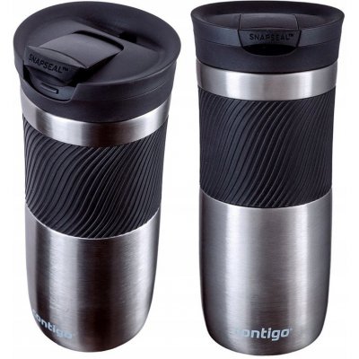 Contigo termohrnek Byron černý stříbrný 470 ml – Zboží Mobilmania