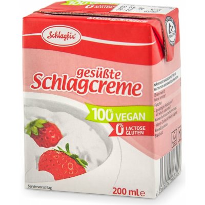 Schlagfix Šlehačkový krém slazený 200 ml – Zboží Dáma
