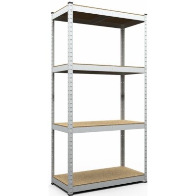 Tvujregal Regál Economy 160 x 80 x 40 4 police pozink – Sleviste.cz