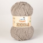 Pletací příze Vlnika ZEBRA 428 béžovo-šedá, melírovaná, 100g/195m – Hledejceny.cz