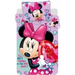 Jerry Fabrics povlečení Minnie růžové 100 x 135 cm 40 x 60 cm – Sleviste.cz