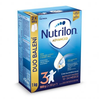 Nutrilon 3 Advanced DUO balení 6 x 1 kg