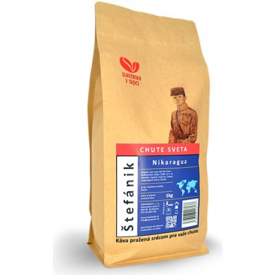 KÁVOHOLIK Káva Štefánik Nikaragua 100% arabika zrnková 250 g – Hledejceny.cz