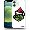 Pouzdro a kryt na mobilní telefon Apple Picasee ULTIMATE CASE MagSafe Apple iPhone 12 mini - Grinch 2