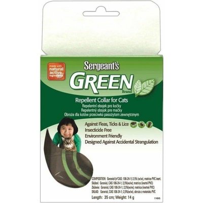 Sergeant´s Antiparazitní obojek pro kočky 35 cm – Hledejceny.cz