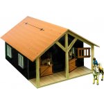 Mikro Trading Stáj pro koně s dílnou dřevěná 51x405x:24 – Zboží Dáma