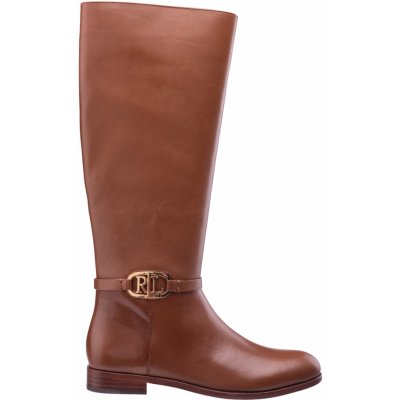 Lauren Ralph Lauren Dámské Boty BRIDGETTE-BOOTS-TALL BOOT 802908350001 Hnědý – Zboží Mobilmania