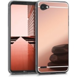 Pouzdro a kryt na mobilní telefon Pouzdro Kwmobile Zrcadlové LG Q6 růžové