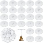 LJAPPLIED 60 kusů samolepicích stropních háčků, nástěnných háčků bez vrtání, průhledných – Sleviste.cz