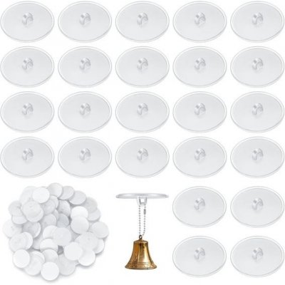 LJAPPLIED 60 kusů samolepicích stropních háčků, nástěnných háčků bez vrtání, průhledných – Sleviste.cz