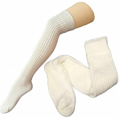 Rotex Vysočina dámské akrylové nadkolenky teplé bílá – Zboží Dáma