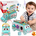 WOOPIE BABY Hudební autíčko Třídič s xylofonem Zelené – Hledejceny.cz
