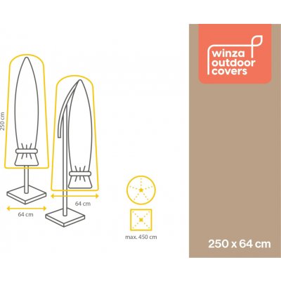 Winza Obal na slunečník 250x64cm – Hledejceny.cz