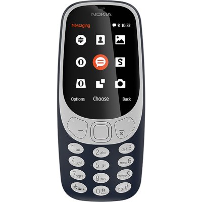 Nokia 3310 2017 Dual SIM Blue / Tmavě modrá A00028108