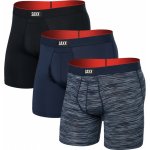 Saxx Multi-Sport Mesh Boxer Brief Fly 3Pk Wavelength/Navy/Black – Zbozi.Blesk.cz