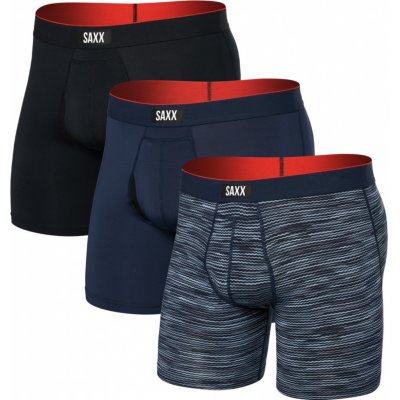 Saxx Multi-Sport Mesh Boxer Brief Fly 3Pk Wavelength/Navy/Black – Zbozi.Blesk.cz