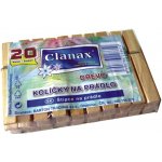 Clanax dřevěné kolíčky na prádlo 20 ks – Hledejceny.cz