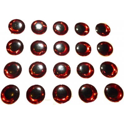 Tommi-Fly Holograficke oči 3D červené 3 mm – Zboží Dáma