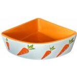Nobby Rohová keramická miska MRKVIČKY 100 ml – Zboží Dáma