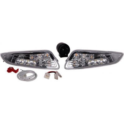 Sada předních blinkrů Power1 LED bílé, Vespa Primavera, Sprint, Elettrica 40067 | Zboží Auto