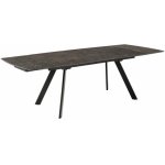 Actona Jídelní keramický rozkládací stůl Blackburn 160 240 cm černý – Sleviste.cz