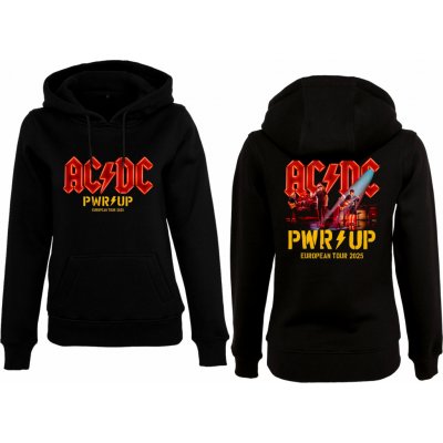 Mikina AC/DC PWR/UP European Tour 2025 Černá – Zboží Dáma
