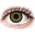 MaxVue ColorVue Glamour Green barevné tříměsíční dioptrické 2 čočky – Zboží Dáma