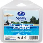 Sparkly POOL Kapkový tester bazénové vody chlor a pH – Zboží Mobilmania