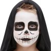 Barva na tělo Smiffys Halloween Make-up set Kostlivec modro-zelený s glitry