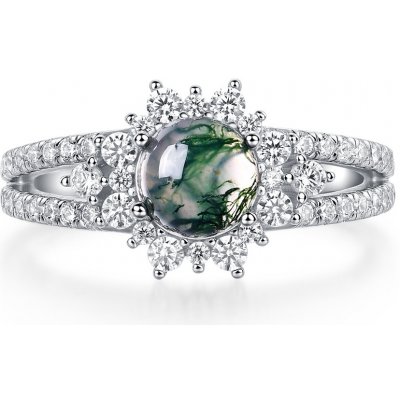 Olivie Stříbrný prsten MECHOVÝ ACHÁT 9534 – Hledejceny.cz