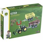 KLEIN 3906 traktor JOHN DEERE 6215R s čelním nakladačem stavebnice – Zboží Mobilmania