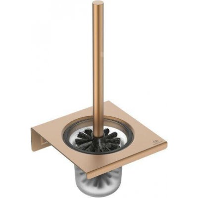 Ideal Standard Alu+ WC štětka šroubovaný sklo hnědá BD593BR – Hledejceny.cz