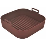 ORION Forma do horkovzdušné fritézy 17,5x17,5 cm silikon hnědá – Zboží Dáma