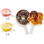 Lékué Tvořítka na nanuky ve tvaru donutů a preclíků Lékué Donut 2ks & Pretzel 2ks – Hledejceny.cz