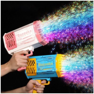 Dětský bublinkový svítící bublifuk Bazooka – Zboží Dáma