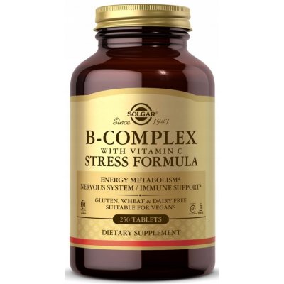 Solgar B-komplex s vitaminem C 250 tablet – Hledejceny.cz